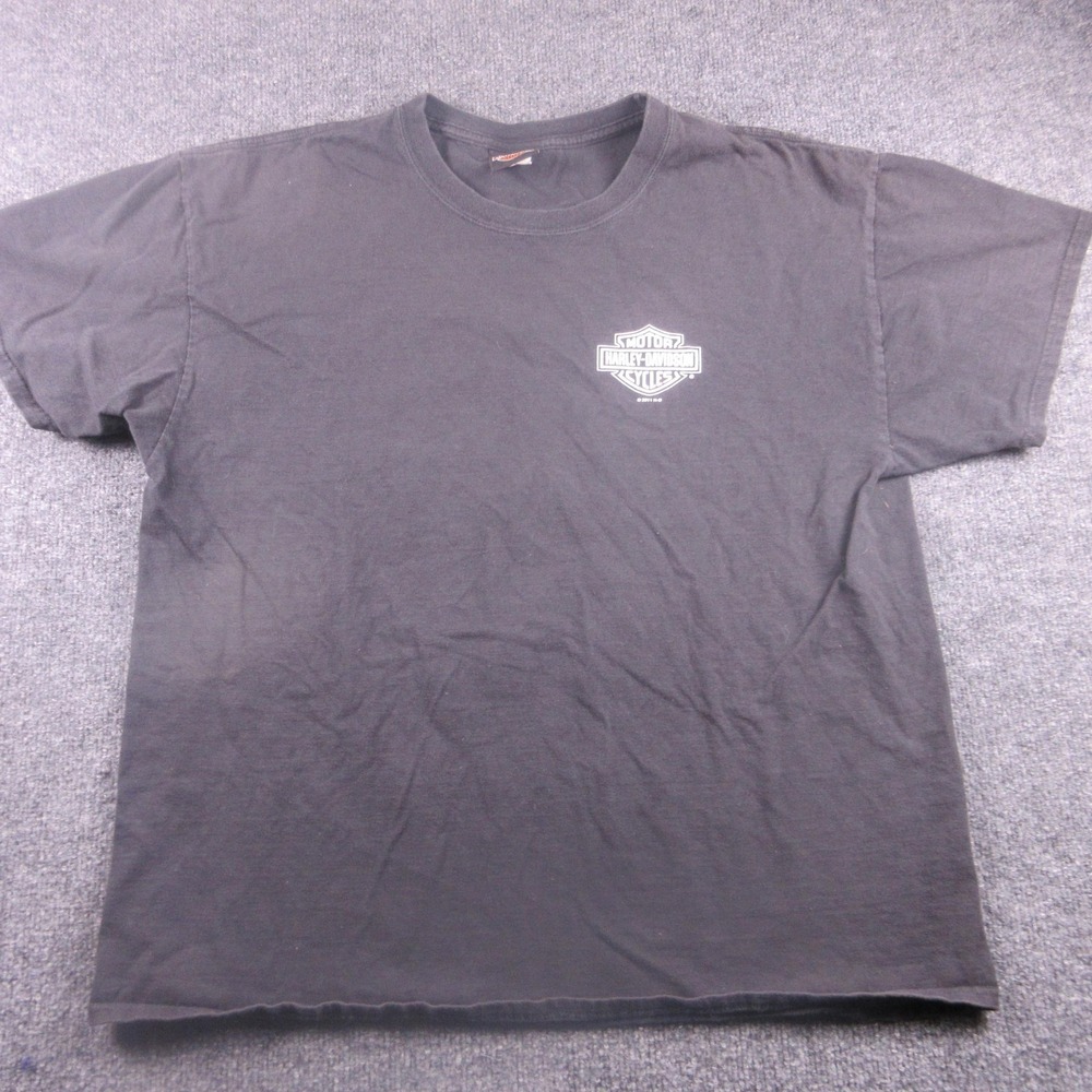 Harley-Davidson Shirt Mens XL Black Heritage Cycles Graphic Ft Walton Beach FL